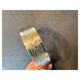 COUMADIN Cuff Bracelet & 900 Silver Floral Brooch Jewelry Lot COUMADIN Cuff Bracelet & 900 Silver Floral Brooch Jewelry Lot