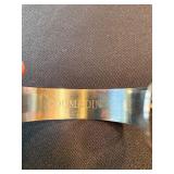 COUMADIN Cuff Bracelet & 900 Silver Floral Brooch Jewelry Lot COUMADIN Cuff Bracelet & 900 Silver Floral Brooch Jewelry Lot