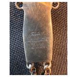 D. Luck Zuni Sterling Silver Opal Inlay Necklace 20.7g Vintage D. Luck Zuni Sterling Silver Opal Inlay Necklace 20.7g Vintage