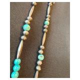 Vintage Southwestern Style Turquoise Bead Necklace 29g 17in Vintage Southwestern Style Turquoise Bead Necklace 29g 17in
