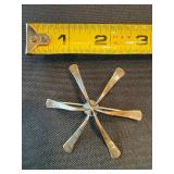 Vintage Sterling Silver Starburst Brooch Pin 2.5 In 8.1g Marked Vintage Sterling Silver Starburst Brooch Pin 2.5 In 8.1g Marked