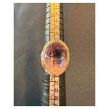 Vintage Art Deco Filigree Amethyst Ring Finished with Seed Pearl Halo 14K Vintage Art Deco Filigree Amethyst Ring Finished with Seed Pearl Halo 14K