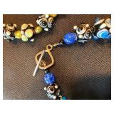 3 Handmade Lampwork Art Glass Beaded Bracelets Toggle Clasp Lot 3 Handmade Lampwork Art Glass Beaded Bracelets Toggle Clasp Lot