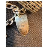 Vintage Sterling Silver Charm Bracelet 63-64 Teen Board 11 Charms Vintage Sterling Silver Charm Bracelet 63-64 Teen Board 11 Charms