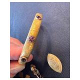 Vintage Jewelry Lot 12K Nursing Pin Bangle Brooch Cross Pendant Vintage Jewelry Lot 12K Nursing Pin Bangle Brooch Cross Pendant