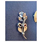 Vintage Jewelry Lot 12K Nursing Pin Bangle Brooch Cross Pendant Vintage Jewelry Lot 12K Nursing Pin Bangle Brooch Cross Pendant