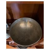 Stieff Williamsburg Pewter Bowl w/ Royal Holland Candlesticks Lot Stieff Williamsburg Pewter Bowl w/ Royal Holland Candlesticks Lot