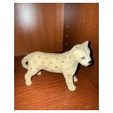 Hand Painted Spotted Animal Figurines Deer & Cat Pair Shelf Decor Hand Painted Spotted Animal Figurines Deer & Cat Pair Shelf Decor