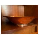 Vintage Copper Pedestal Centerpiece Bowl Wide Rim Serving Bowl Vintage Copper Pedestal Centerpiece Bowl Wide Rim Serving Bowl
