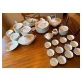 Limoges W.G. & Co France Floral Porcelain Dinnerware Set, 60+ Pcs Limoges W.G. & Co France Floral Porcelain Dinnerware Set, 60+ Pcs