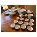 Limoges W.G. & Co France Floral Porcelain Dinnerware Set, 60+ Pcs Limoges W.G. & Co France Floral Porcelain Dinnerware Set, 60+ Pcs