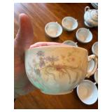 Limoges W.G. & Co France Floral Porcelain Dinnerware Set, 60+ Pcs Limoges W.G. & Co France Floral Porcelain Dinnerware Set, 60+ Pcs