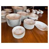 Limoges W.G. & Co France Floral Porcelain Dinnerware Set, 60+ Pcs Limoges W.G. & Co France Floral Porcelain Dinnerware Set, 60+ Pcs