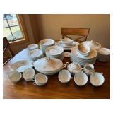 Limoges W.G. & Co France Floral Porcelain Dinnerware Set, 60+ Pcs Limoges W.G. & Co France Floral Porcelain Dinnerware Set, 60+ Pcs
