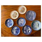8 Decorative Collector Plates B&G Royal Copenhagen Christmas Lot 8 Decorative Collector Plates B&G Royal Copenhagen Christmas Lot