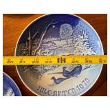 8 Decorative Collector Plates B&G Royal Copenhagen Christmas Lot 8 Decorative Collector Plates B&G Royal Copenhagen Christmas Lot