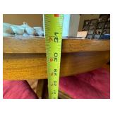 Vintage Oval Wood Dining Table Set w/ 6 Ethan Allen Crossback Chairs 48 x 66 Vintage Oval Wood Dining Table Set w/ 6 Ethan Allen Crossback Chairs 48 x 66