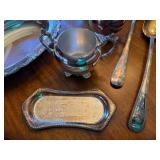 Vintage Silverplate Serving Lot F.B. Rogers Coffee Pot Tray Ladle 7 Pc Vintage Silverplate Serving Lot F.B. Rogers Coffee Pot Tray Ladle 7 Pc