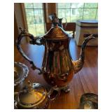 Vintage Silverplate Serving Lot F.B. Rogers Coffee Pot Tray Ladle 7 Pc Vintage Silverplate Serving Lot F.B. Rogers Coffee Pot Tray Ladle 7 Pc