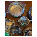 Vintage Silverplate Serving Ware Lot Baldwin Gorham Teapot Trays Vintage Silverplate Serving Ware Lot Baldwin Gorham Teapot Trays