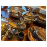 Vintage Silverplate Serving Ware Lot Baldwin Gorham Teapot Trays Vintage Silverplate Serving Ware Lot Baldwin Gorham Teapot Trays