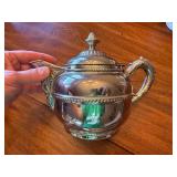 Vintage Silverplate Serving Ware Lot Baldwin Gorham Teapot Trays Vintage Silverplate Serving Ware Lot Baldwin Gorham Teapot Trays