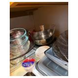 Mixed Kitchen Cookware Bakeware Lot Calphalon Wilton Glass Metal Mixed Kitchen Cookware Bakeware Lot Calphalon Wilton Glass Metal