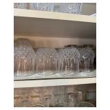 Mixed Clear Pressed Glass Stemware & Tumblers Lot With Mugs Mixed Clear Pressed Glass Stemware & Tumblers Lot With Mugs