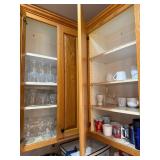 Mixed Clear Pressed Glass Stemware & Tumblers Lot With Mugs Mixed Clear Pressed Glass Stemware & Tumblers Lot With Mugs