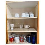 Mixed Clear Pressed Glass Stemware & Tumblers Lot With Mugs Mixed Clear Pressed Glass Stemware & Tumblers Lot With Mugs