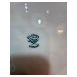 Silesia Germany Porcelain Rose Luster Handled Serving Bowl Vintage Silesia Germany Porcelain Rose Luster Handled Serving Bowl Vintage