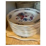 Wedgwood Williamsburg Potpourri NK510 China Set Teapot Plates Cups Wedgwood Williamsburg Potpourri NK510 China Set Teapot Plates Cups