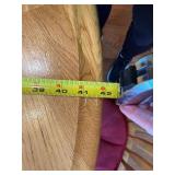 Oak Round Pedestal Dining Table Set with 4 Chairs 42in Good Oak Round Pedestal Dining Table Set with 4 Chairs 42in Good