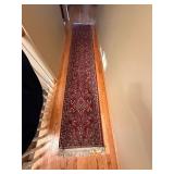 Persian Style Red Floral Hall Runner Rug 2ft x 12ft. - Used Persian Style Red Floral Hall Runner Rug 2ft x 12ft. - Used