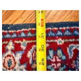 Vintage Oriental Style Runner Rug Red Blue Medallion 32in Wide Vintage Oriental Style Runner Rug Red Blue Medallion 32in Wide