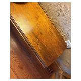 Small Vintage Wood Drop Leaf Gateleg Side End Table 29x17x27