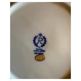 Mixed Vintage Porcelain Plate Lot B&G Willow Cauldon Ridgway 5 Pc