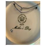 Mixed Vintage Porcelain Plate Lot B&G Willow Cauldon Ridgway 5 Pc