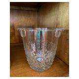 Vintage Ceramic Wine Cooler & Glass Ice Bucket 2 Pc Barware Lot