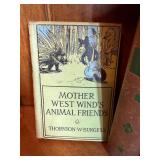 4 Vintage Hardcover Books Poe Ben-Hur Treasure Island Burgess Lot