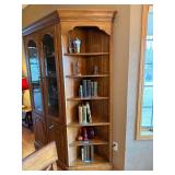 Traditional Wood Entertainment Center Wall Unit Bookcase Cabinet