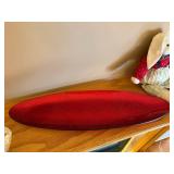 Decorative Home Decor Lot Rabbits Glass Votives Red Oval Platter