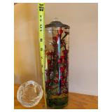 Pair Kosta Boda Art Glass Ice Votive Candle Holders Sweden Label