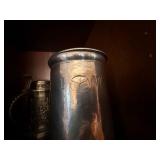 Vintage Pewter Tankards Stein Mugs Mixed Lot of 4 Germany Ireland