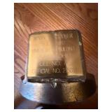 Vintage Shipbuilding Bronze Nut Desk Piece Irvin L Clymer 1917