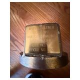 Vintage Shipbuilding Bronze Nut Desk Piece Irvin L Clymer 1917