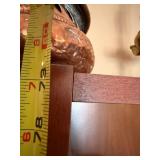 Pair of Tall Narrow Wood Bookcase Display Shelves 71x15x11 Used