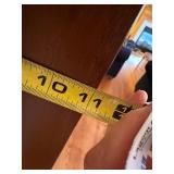 Pair of Tall Narrow Wood Bookcase Display Shelves 71x15x11 Used