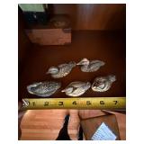 Set of 5 Duck Goose Bird Figurines Hand Painted Resin Carved Decor Set of 5 Duck Goose Bird Figurines Hand Painted Resin Carved Decor