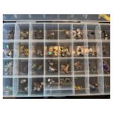 Vintage Sterling Silver Earring Lot Southwestern Turquoise Stone Mix